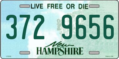 NH license plate 3729656
