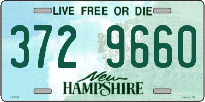 NH license plate 3729660