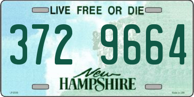 NH license plate 3729664