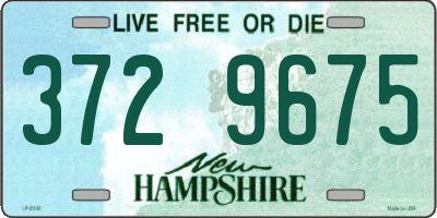 NH license plate 3729675