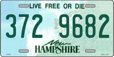 NH license plate 3729682