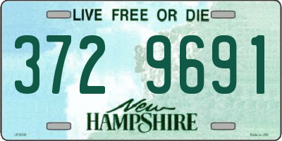 NH license plate 3729691
