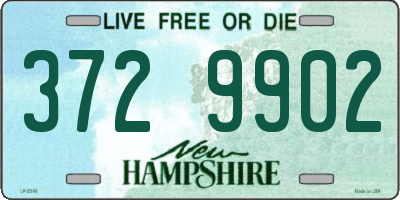 NH license plate 3729902