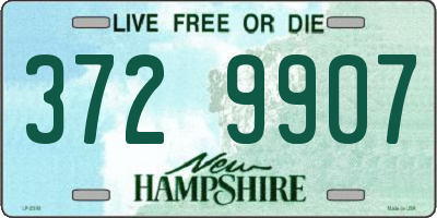 NH license plate 3729907