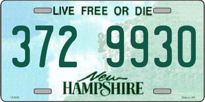 NH license plate 3729930