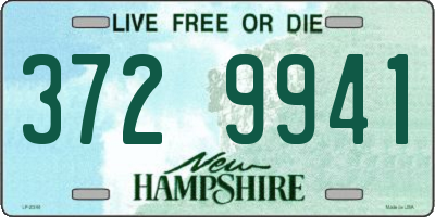 NH license plate 3729941