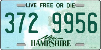 NH license plate 3729956