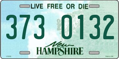 NH license plate 3730132