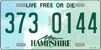 NH license plate 3730144