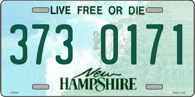 NH license plate 3730171