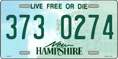 NH license plate 3730274