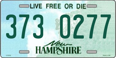 NH license plate 3730277