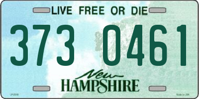 NH license plate 3730461