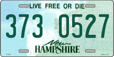 NH license plate 3730527