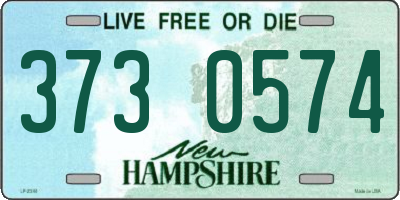 NH license plate 3730574