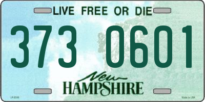 NH license plate 3730601