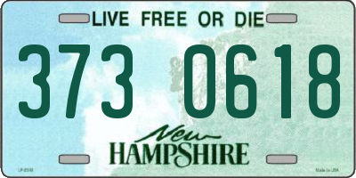 NH license plate 3730618
