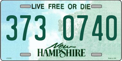 NH license plate 3730740