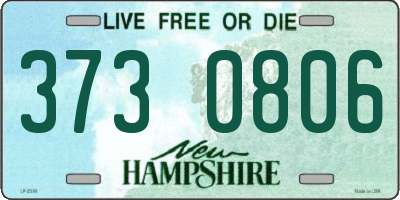 NH license plate 3730806