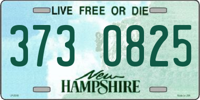 NH license plate 3730825