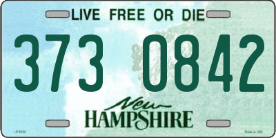 NH license plate 3730842