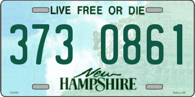 NH license plate 3730861