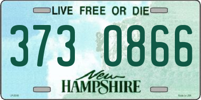 NH license plate 3730866