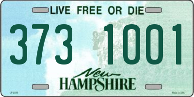 NH license plate 3731001