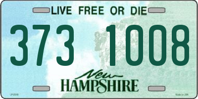 NH license plate 3731008