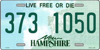NH license plate 3731050