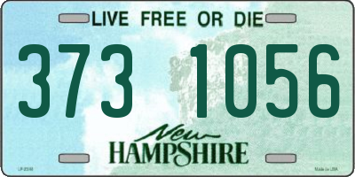 NH license plate 3731056