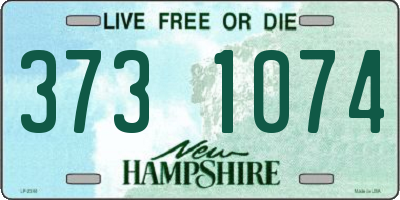 NH license plate 3731074