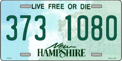 NH license plate 3731080