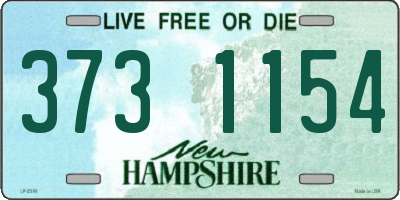 NH license plate 3731154