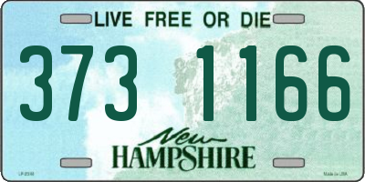NH license plate 3731166