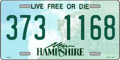NH license plate 3731168