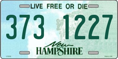 NH license plate 3731227