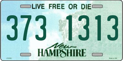 NH license plate 3731313