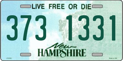 NH license plate 3731331