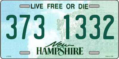 NH license plate 3731332