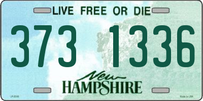 NH license plate 3731336