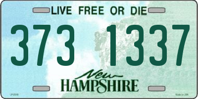 NH license plate 3731337