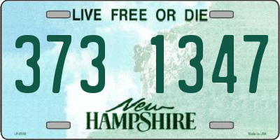 NH license plate 3731347
