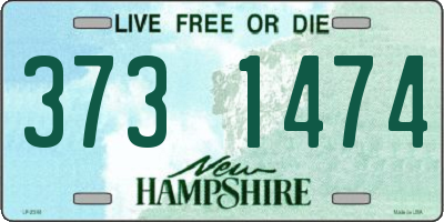 NH license plate 3731474