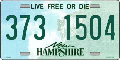 NH license plate 3731504