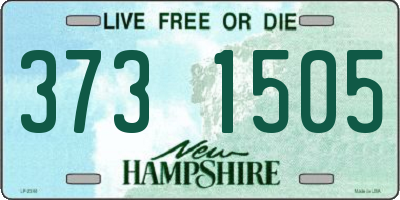 NH license plate 3731505