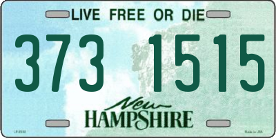 NH license plate 3731515