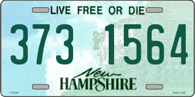 NH license plate 3731564