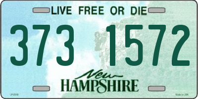 NH license plate 3731572