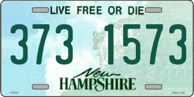 NH license plate 3731573